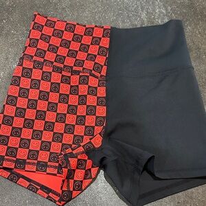 Salty Savage Black and Red Women's Shorts